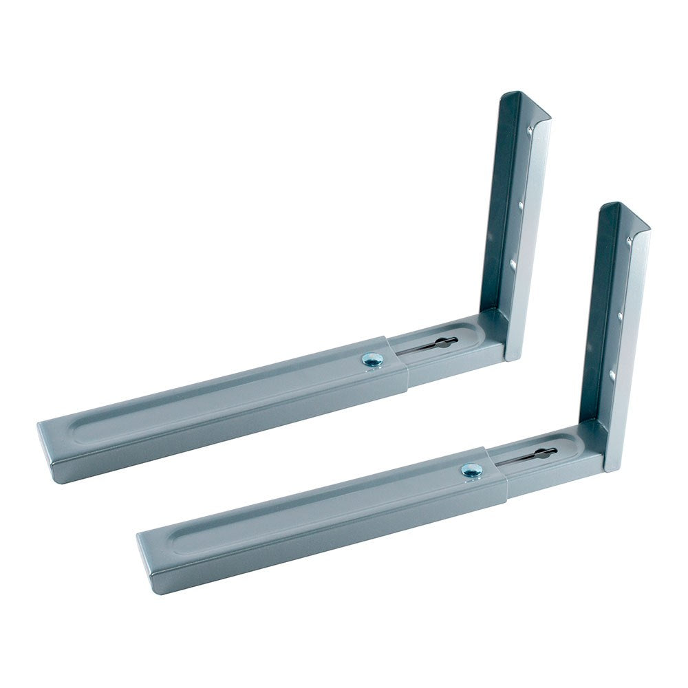 Suporte de parede para micro-ondas, mcr02, extensÃvel 320-485 mm, carga máx. 40 kg, cinzento_0