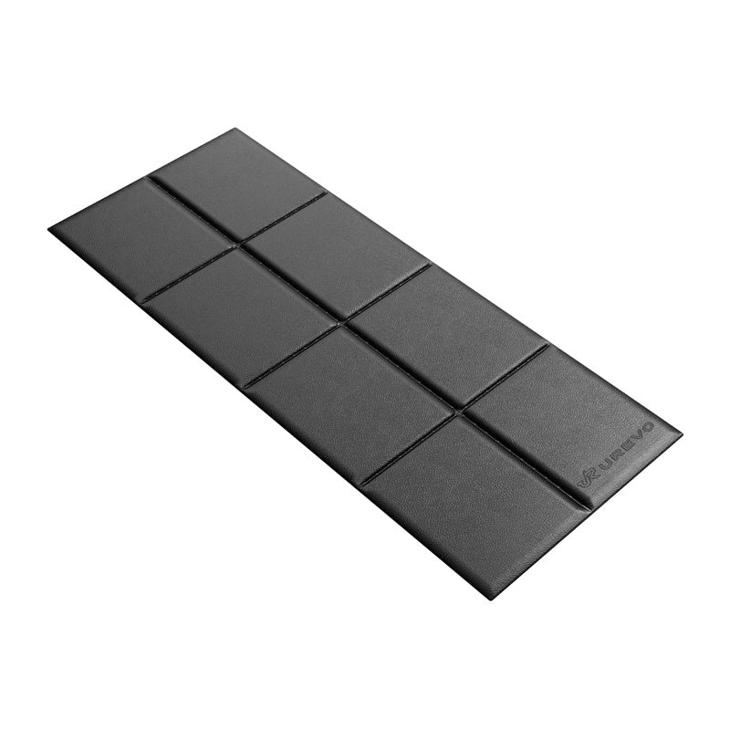 Urevo fitness equipment mat, 160 cm x 65 cm (black)_0