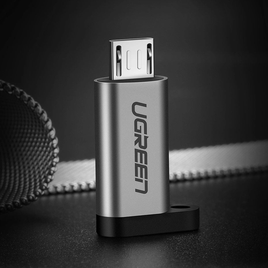 Ugreen adapter USB Type C to micro USB adapter gray (50590)_8