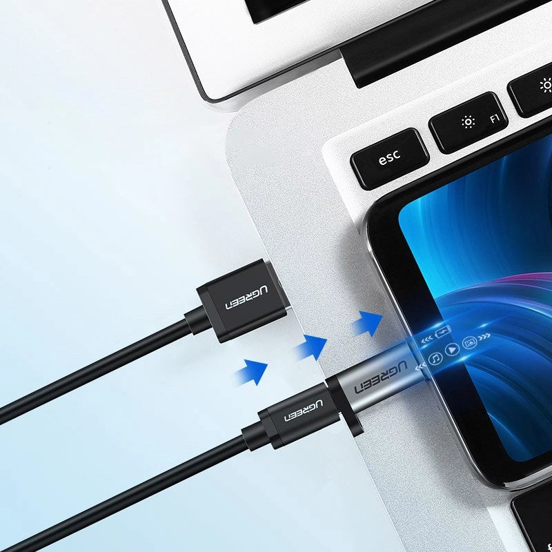 Ugreen adapter USB Type C to micro USB adapter gray (50590)_3