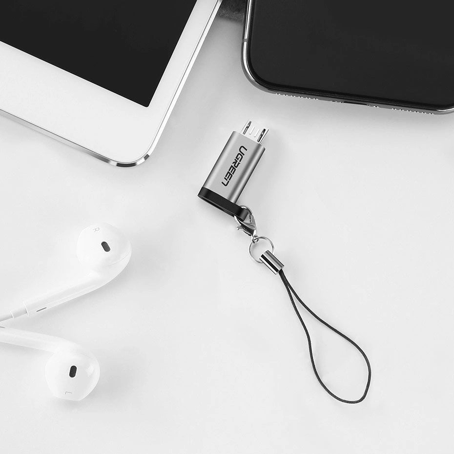 Ugreen adapter USB Type C to micro USB adapter gray (50590)_7