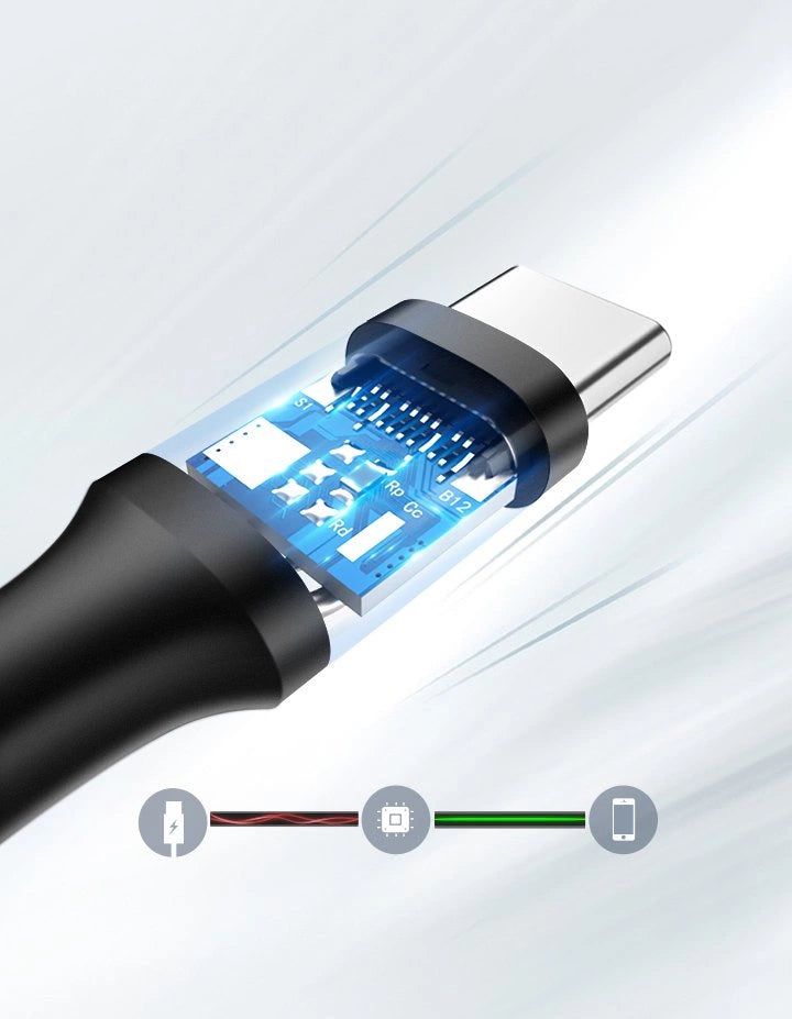 Ugreen US287 60116 USB-A / USB-C 2A cable 1m - black_5