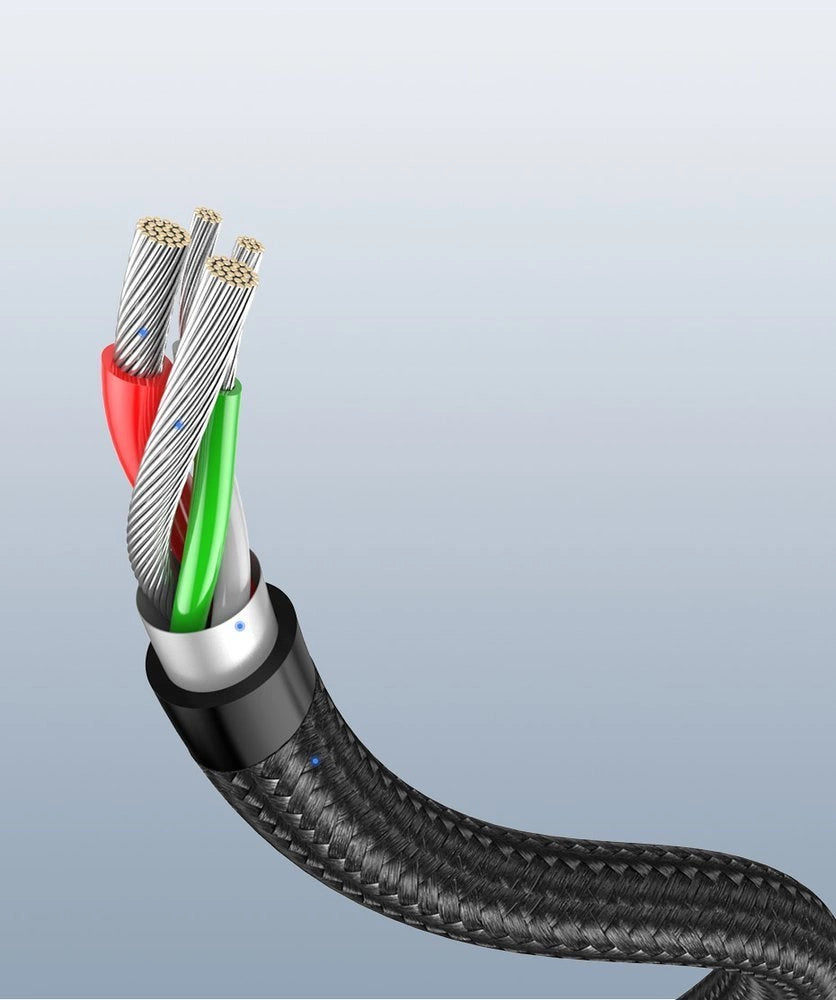 Ugreen US284 50941 USB-A (straight) / USB-C (angled) 3A Cable 1m - Gray_8