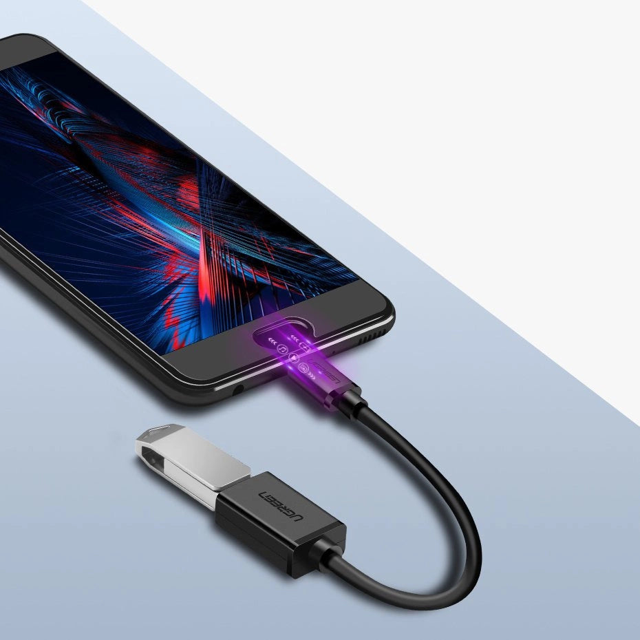 Ugreen US154 30701 USB-A 3.0 (female) / USB-C 3.0 (male) OTG adapter - black_7