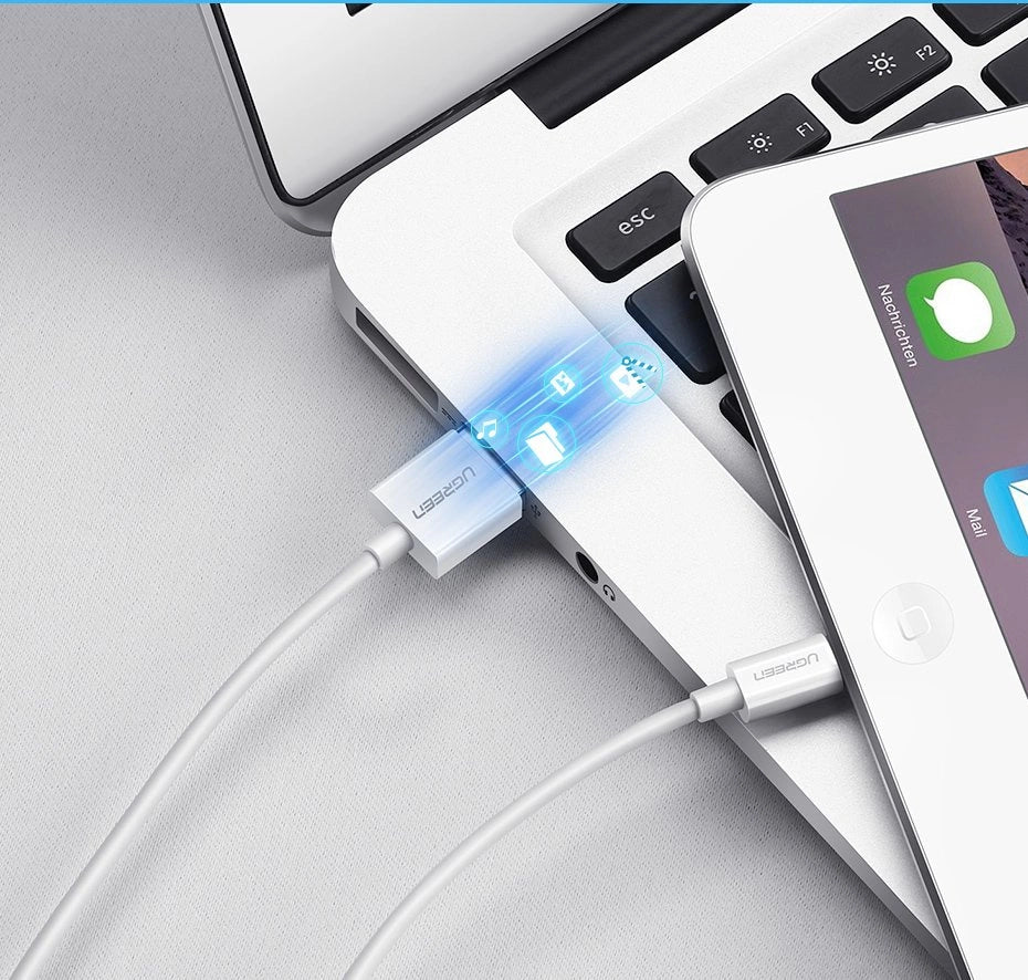 Ugreen US155 20728 USB-A / Lightning MFi 2.4A cable 1m - white_9