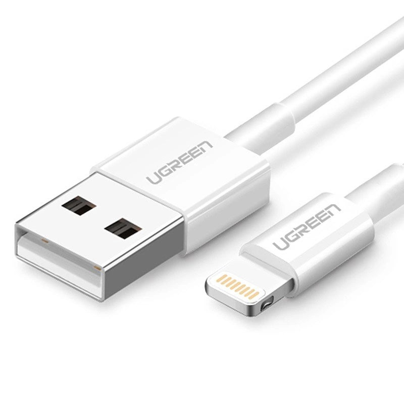 Ugreen US155 20728 USB-A / Lightning MFi 2.4A cable 1m - white_1