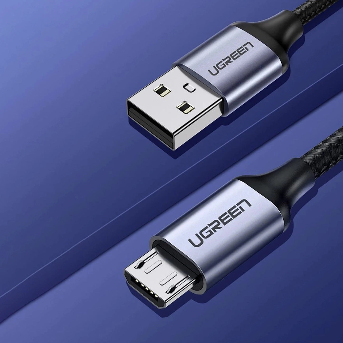 Ugreen US290 60148 USB-A / micro USB 2.4A cable 2m - gray_1