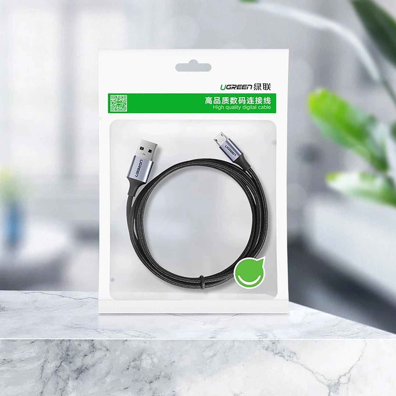 Ugreen US290 60148 USB-A / micro USB 2.4A cable 2m - gray_3