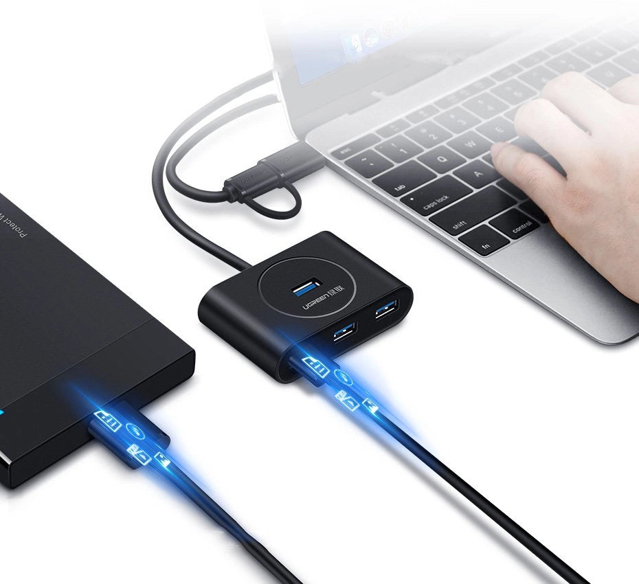 Ugreen HUB 4x USB 3.2 Gen 1 (0.5 m cable) black (20290)_3