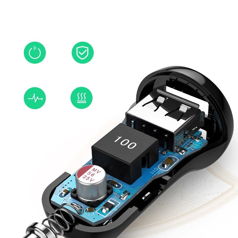 Ugreen car charger 2x USB 24W 4.8 A (2x 2.4 A) black (50875)_4