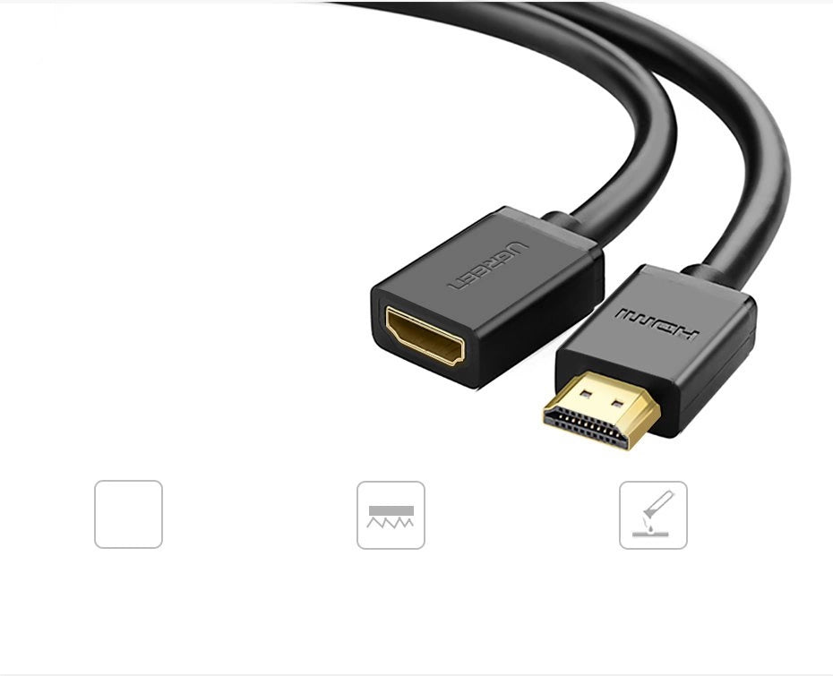 Ugreen HD107 10142 HDMI (Male) - HDMI (Female) 4K Cable 2m - Black_11