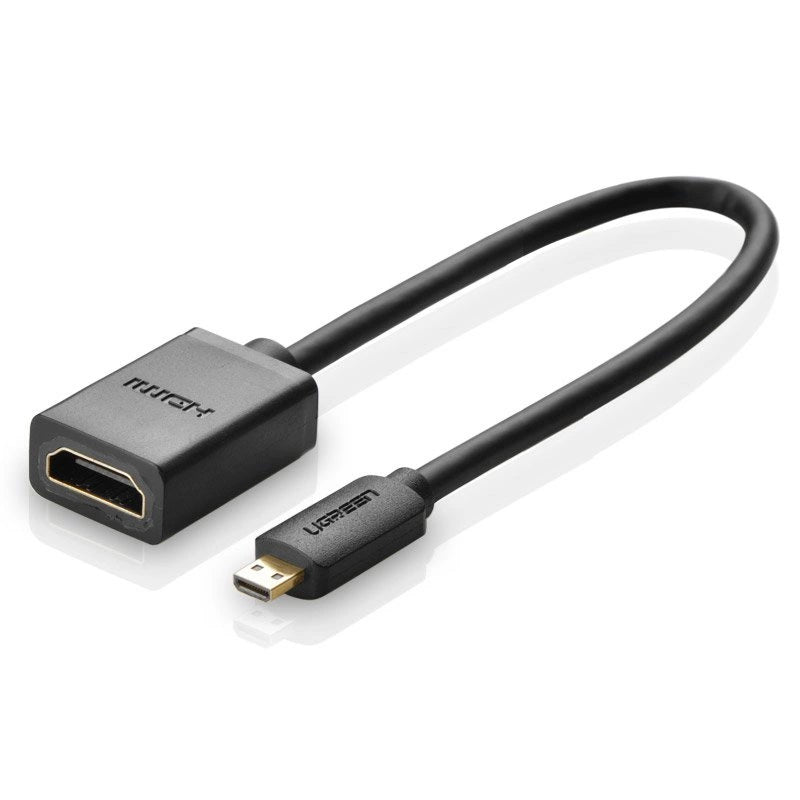 Ugreen cable adapter cable HDMI adapter - micro HDMI 19 pin 20cm black (20134)_0