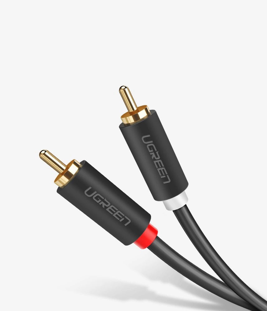 Ugreen AV104 10520 audio cable 2RCA (male) / 2RCA (male) 5m - gray_15