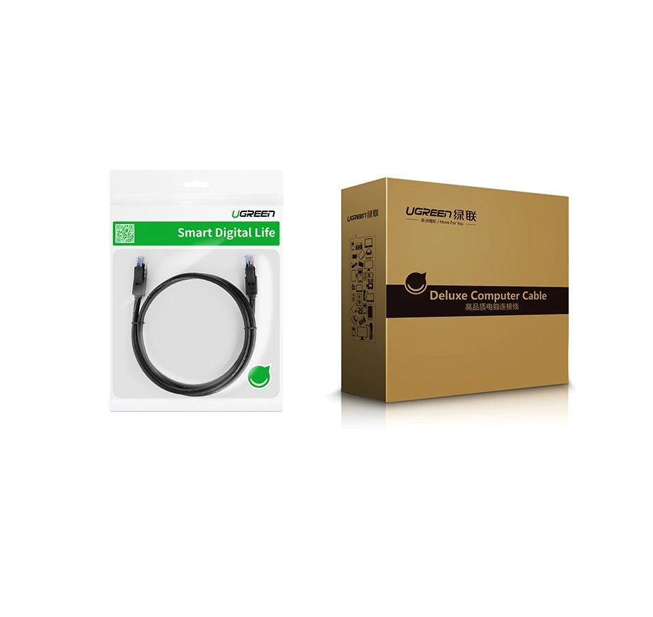 Ugreen Cable Ethernet patch cord RJ45 Cat 6 UTP 1000Mbps 1m black (20159)_11