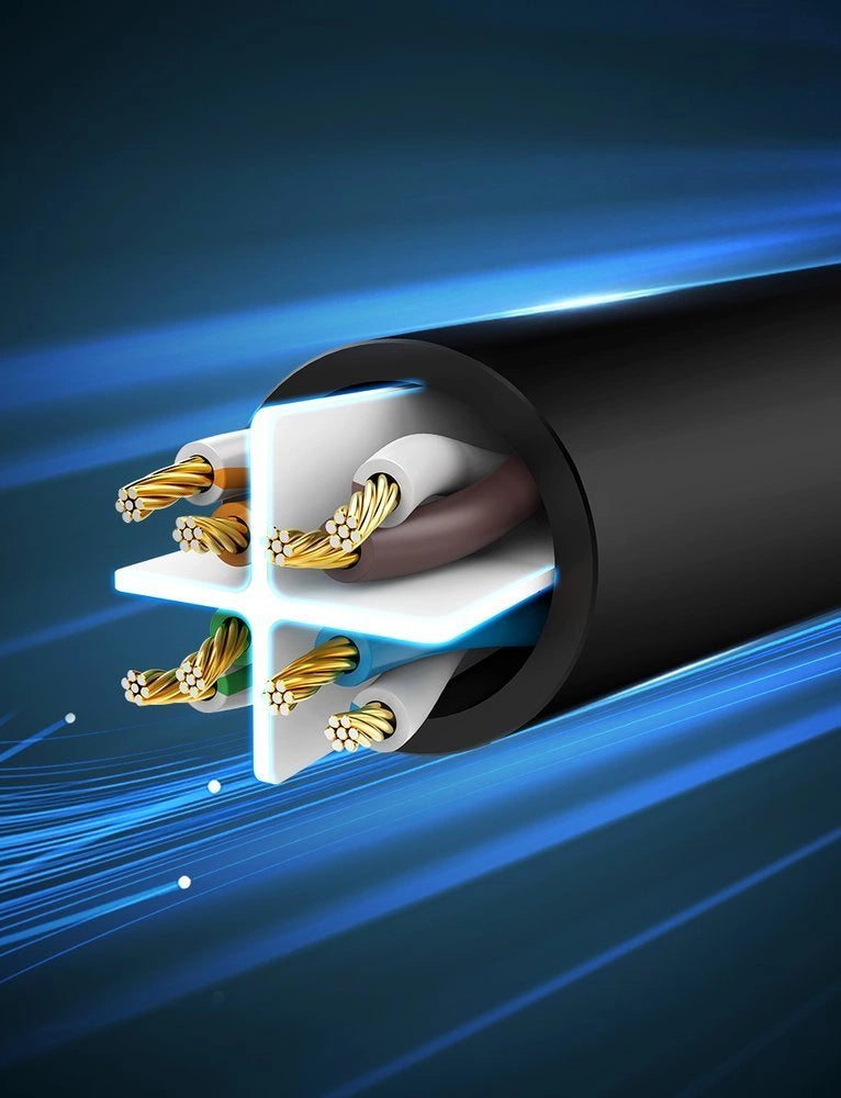 Ugreen Cable Ethernet patch cord RJ45 Cat 6 UTP 1000Mbps 1m black (20159)_8