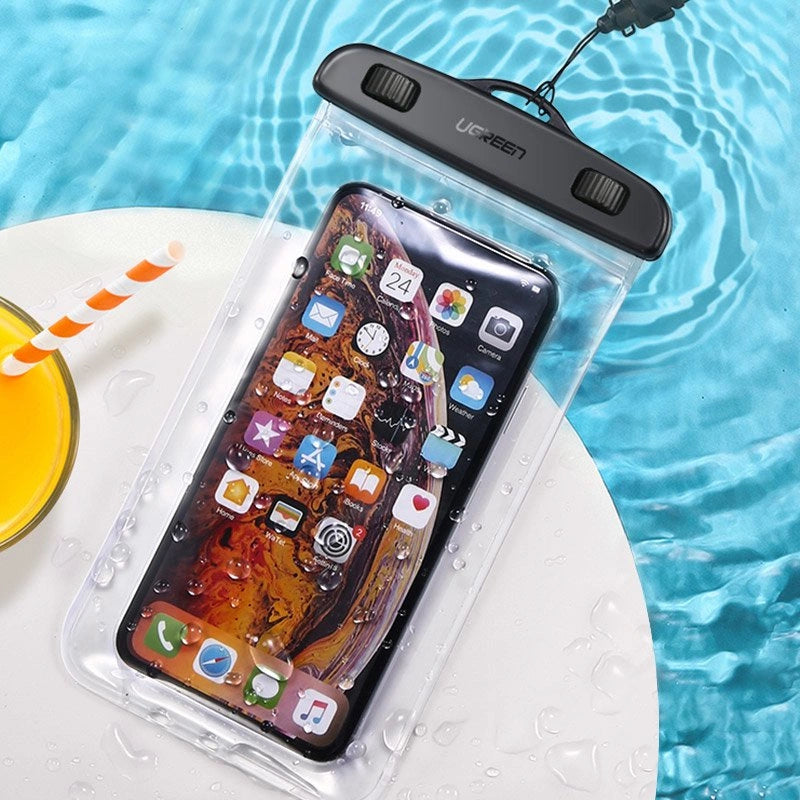 Ugreen LP186 60959 case waterproof IPX8 for 4-6.5" smartphone - black and transparent_7