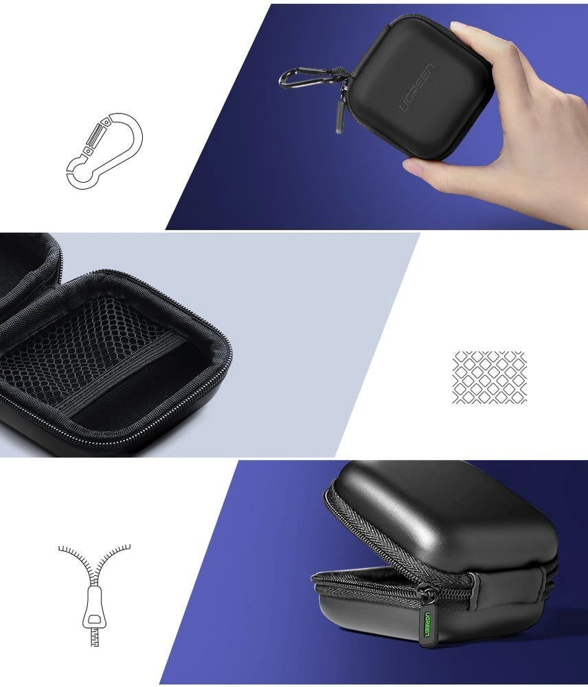 Ugreen case for headphones 8 cm x 8 cm black (40816)_5