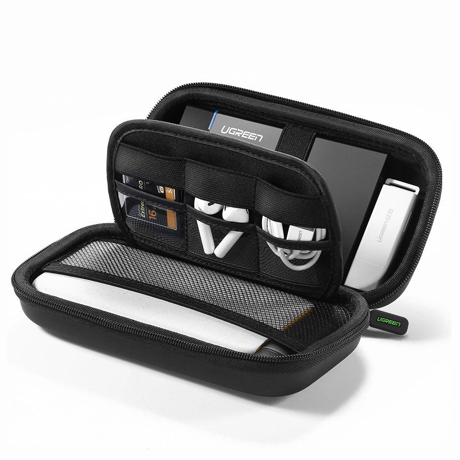 Ugreen case for HDD and accessories 16.5 x 9.5 x 4.5 cm black (40707)_2