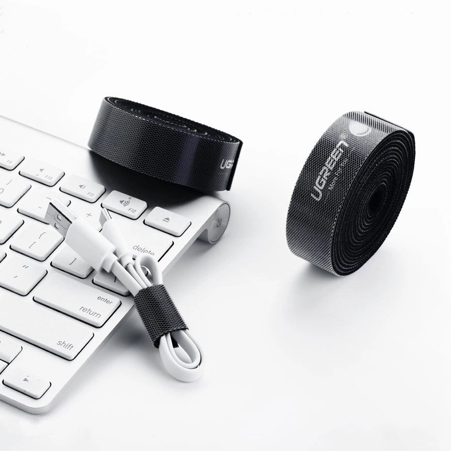 Ugreen velcro tape velcro cable organizer 2m black (40354)_3