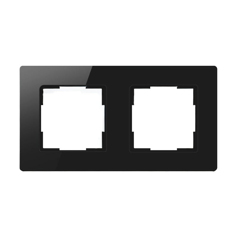 Avatto 2 Socket TS20 light switch frame (black)_0