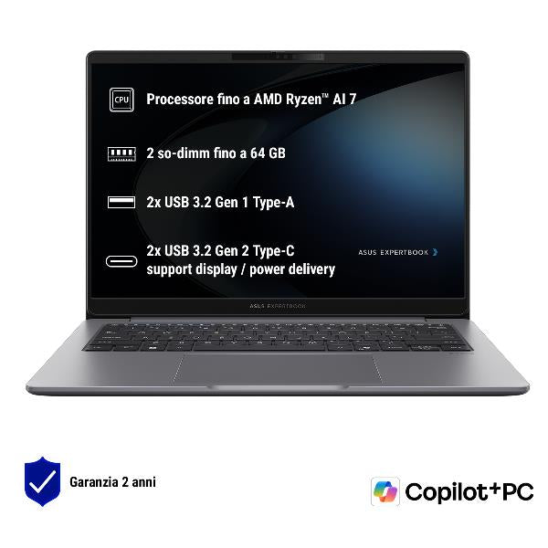 Laptop ASUS Expertbook PM3 Series / Preto / 90NX0971-M000R0_0