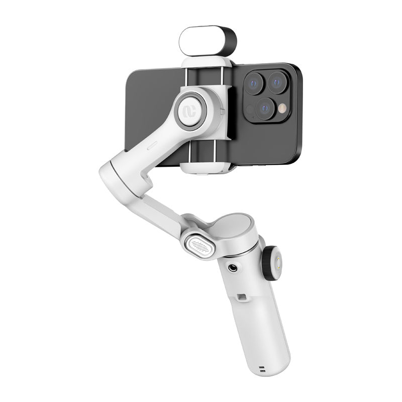 AOCHUAN X2 Gimbal with RGB Lighting (White)_2