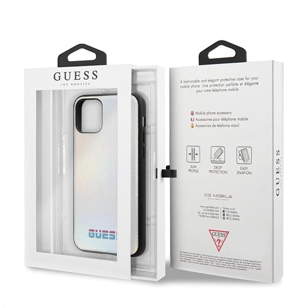 Guess GUHCN58BLD iPhone 11 Pro silver/silver hard case Iridescent_6