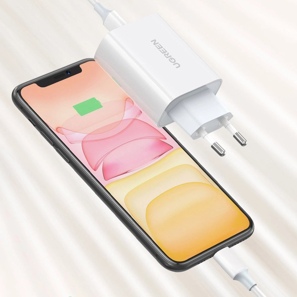 Ugreen Fast USB Charger Type C Power Delivery 30 W Quick Charge 4.0 white (70161)_2
