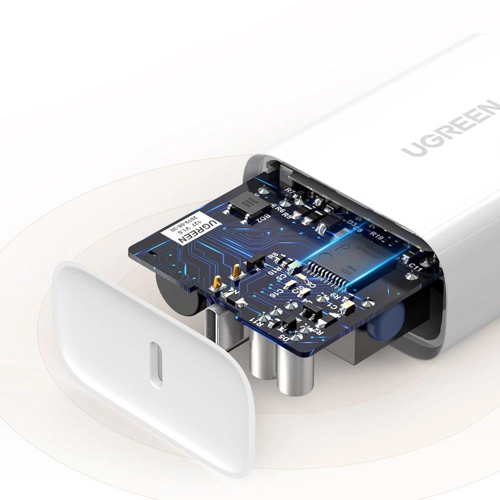 Ugreen Fast USB Charger Type C Power Delivery 30 W Quick Charge 4.0 white (70161)_5