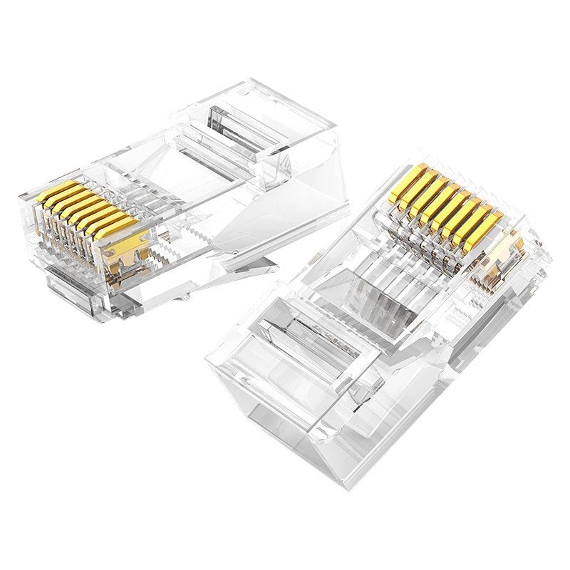 Ugreen 10x plug plug coupler end RJ45 8P8C Cat 6 transparent (50961)_1