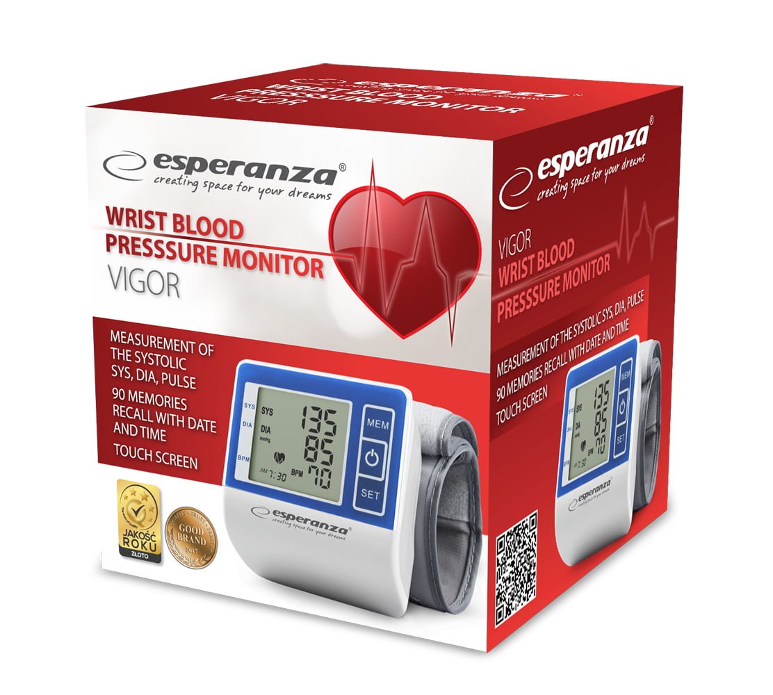 Medidor de Tensão Arterial Digital Esperanza 0 a 300 mmHg
