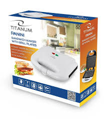 Sanduicheira Antiaderente 700W Esperanza TKT004W Branca