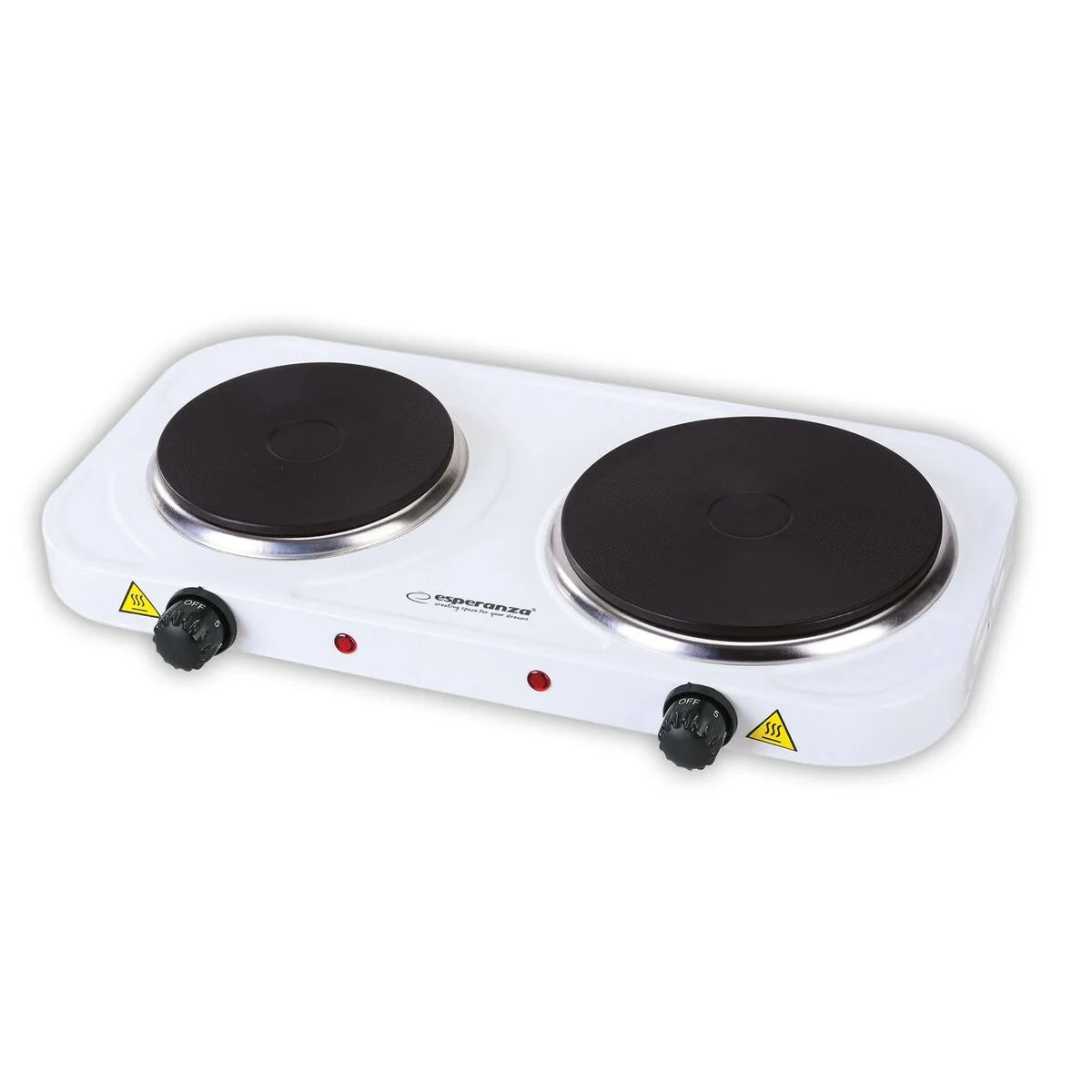 Fogão Elétrico Placa com 2 discos 2500W ESPERANZA / Branco