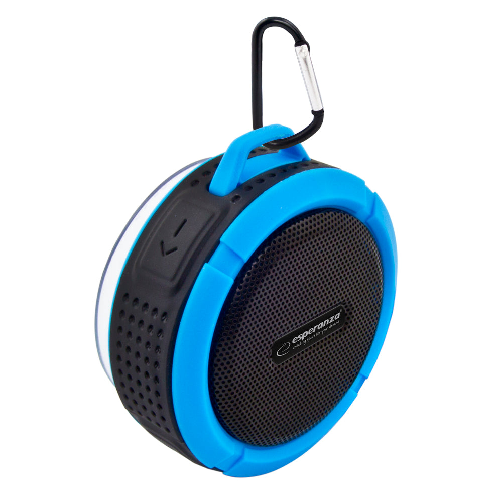 Coluna Bluetooth Casa de Banho Esperanza Country Preta/Azul