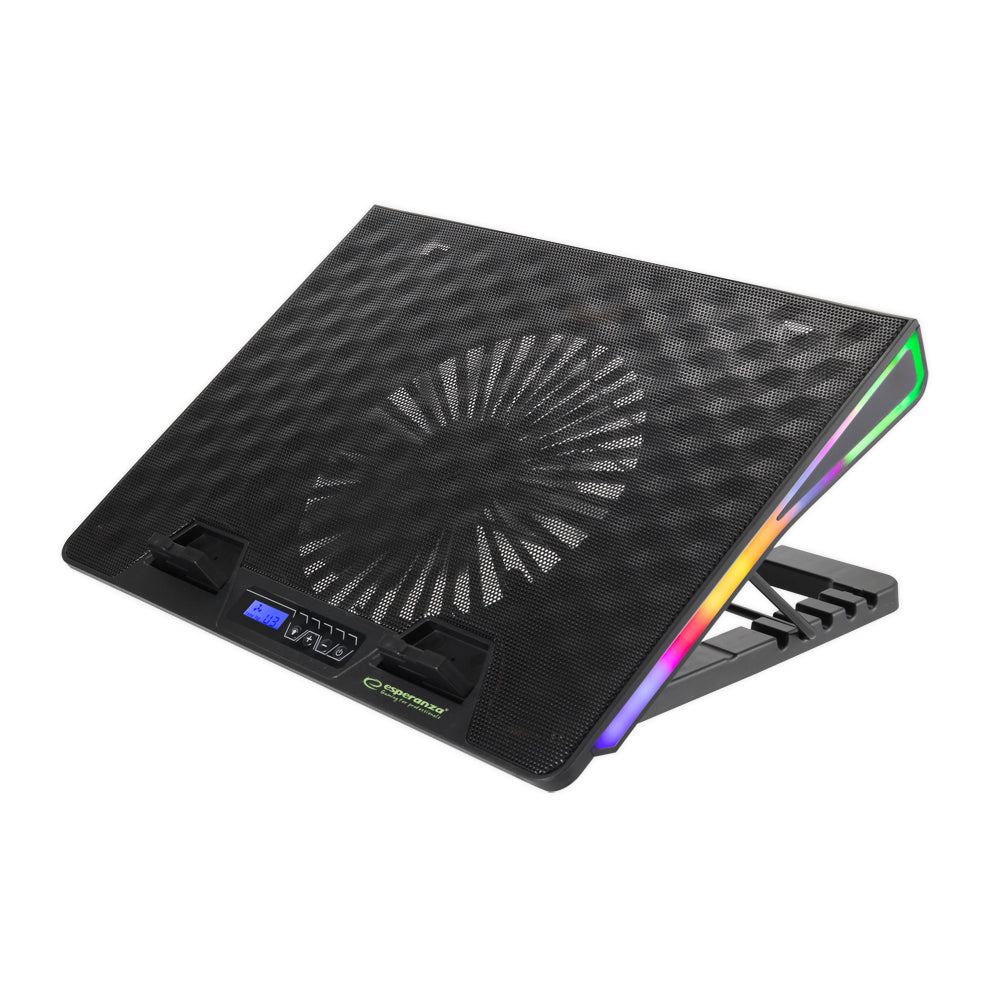 Base de Refrigeração ESPERANZA RGB Alize EGC101 USB 800RPM Preto
