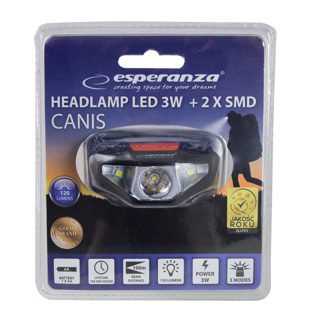 Lanterna de Cabeça LED 3W Esperanza