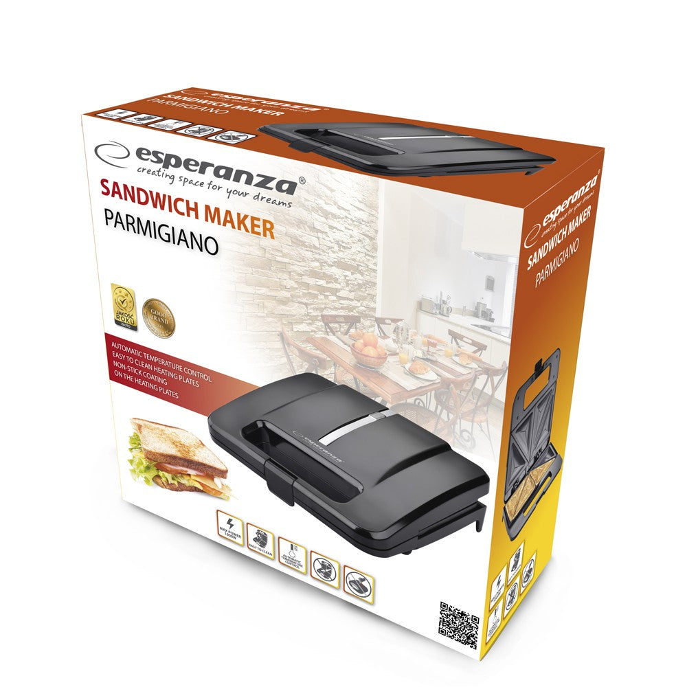 Sanduicheira Esperanza 1000w PARMIGIANO Preta