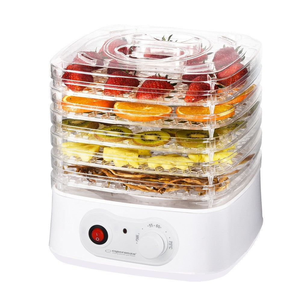 Desidratador de Alimentos ( Cogumelos, Frutos, Legumes, Ervas e Flores) ESPERANZA Ekd004 250 W