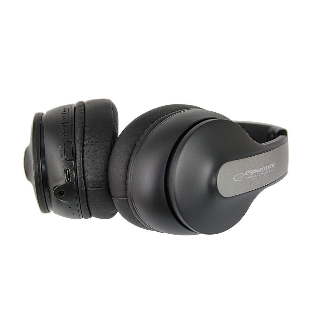Fones Headset Bluetooth ANC Silence Preto Esperanza EH240