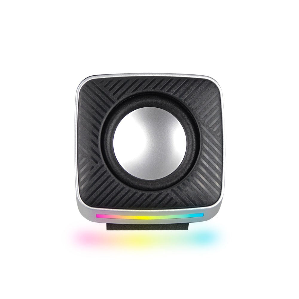 Colunas de Som Esperanza 2.0 USB Pretas | Áudio Estéreo Compacto e Moderno