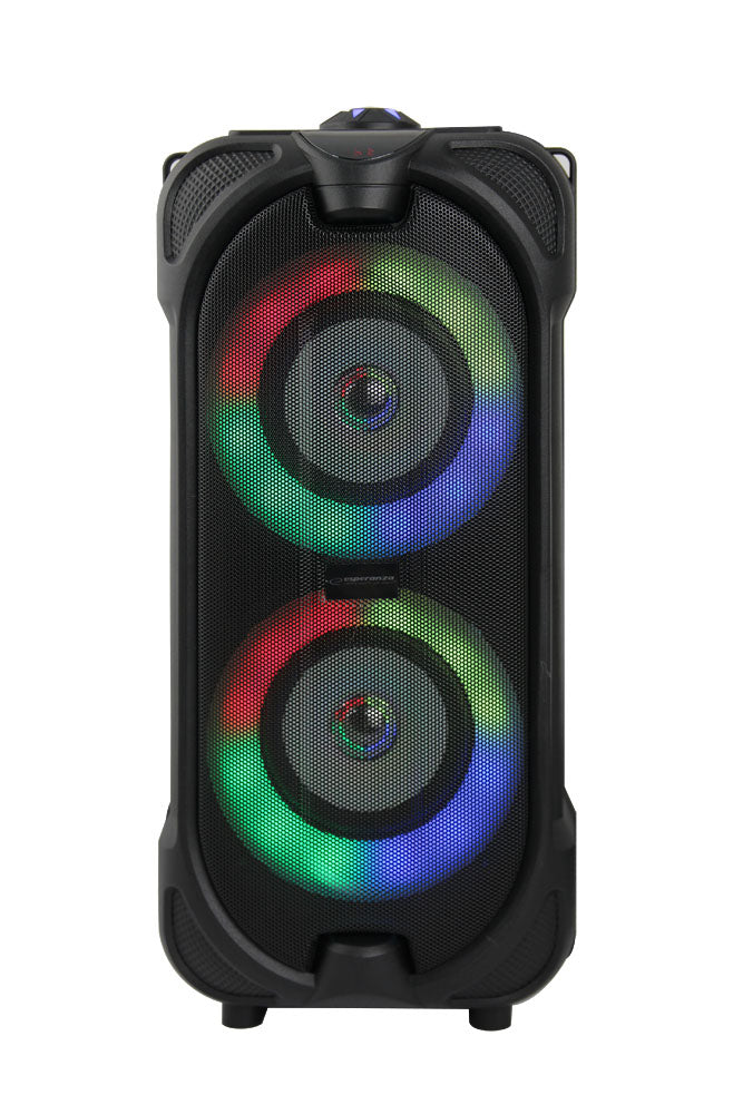 Coluna Portátil ESPERANZA Com iluminação RGB Bluetooth FM Rhythm