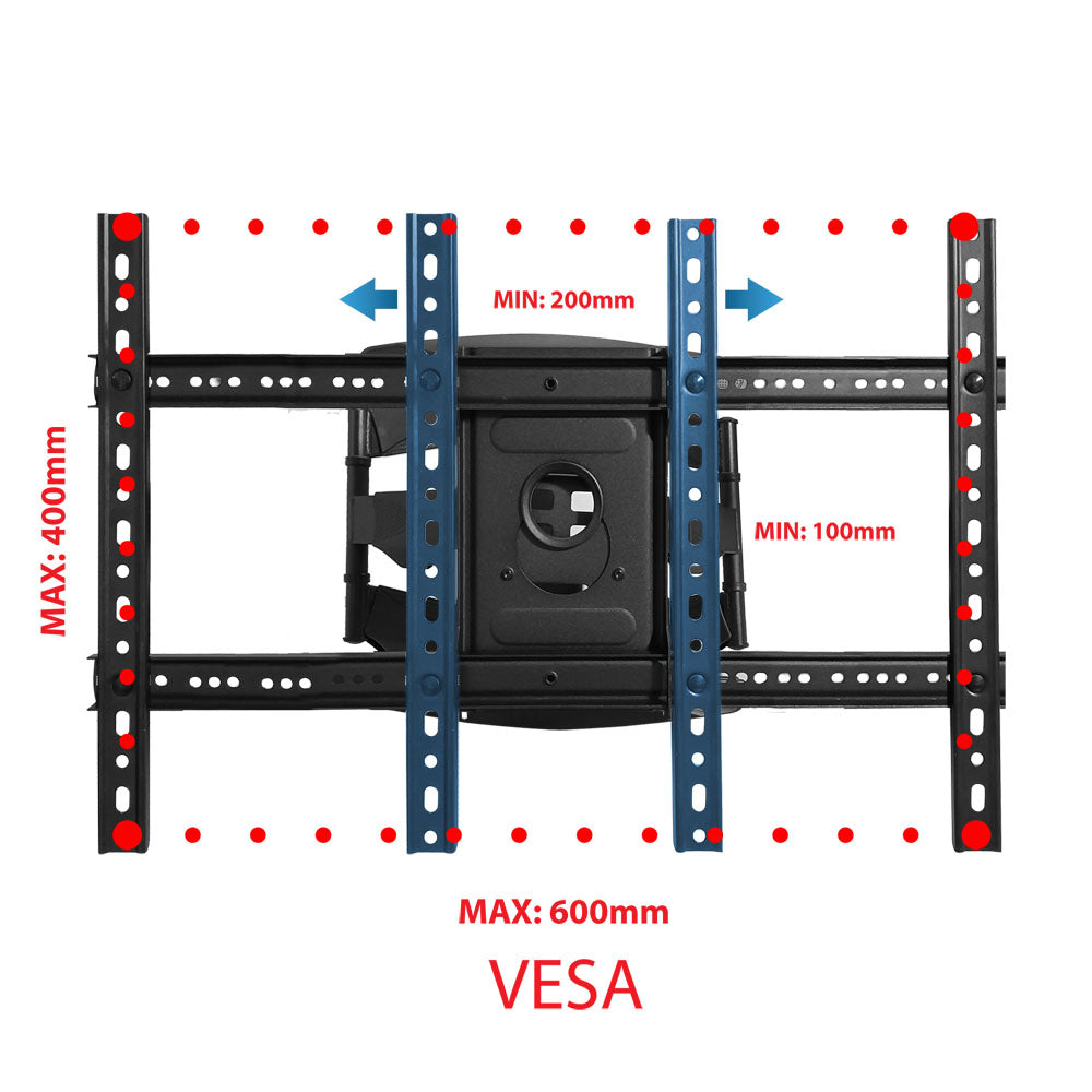 Suporte TV Parede Esperanza Inclinável para TV de 40" a 80" Máx. 68.2kg