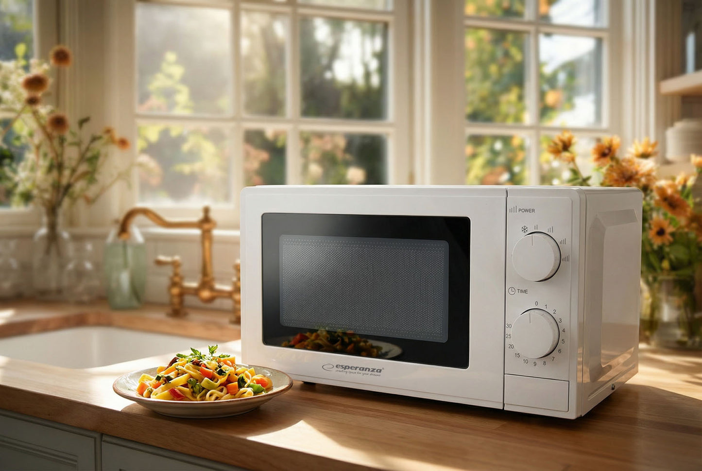 Micro-ondas Esperanza ESTOFADO Branco 20L 700W