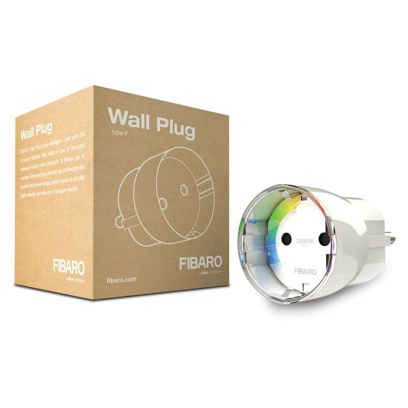 FIBARO Wall Plug F Schuko FGWPF-102 / Tomada Inteligente / Cor Branca