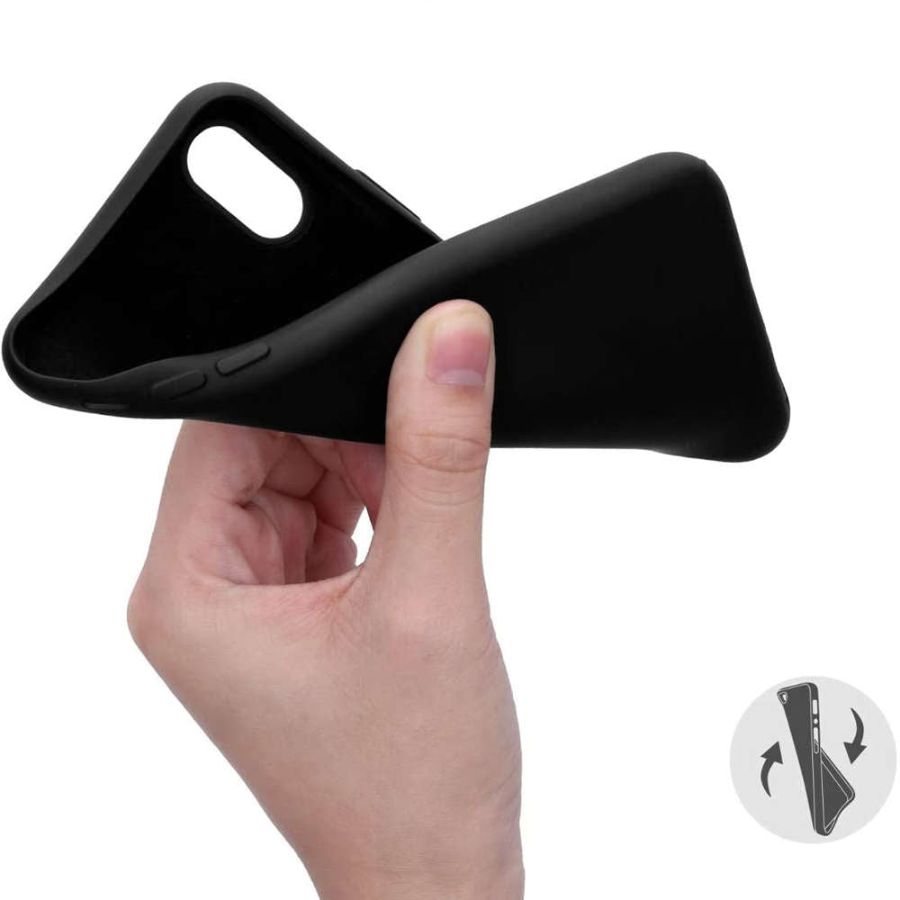 Capa Proteção / 3mk / para Smartphone iPhone X / XS / Preto / Matt Case