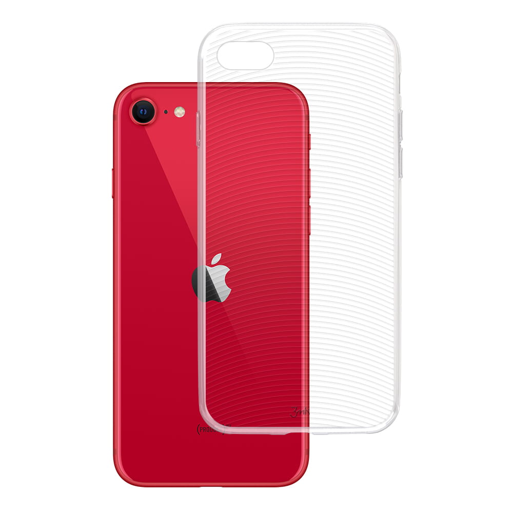 Capa Protetora 3mk para iPhone 7 / 8 / SE 2020 / SE 2022 / Armor Case / Transparente