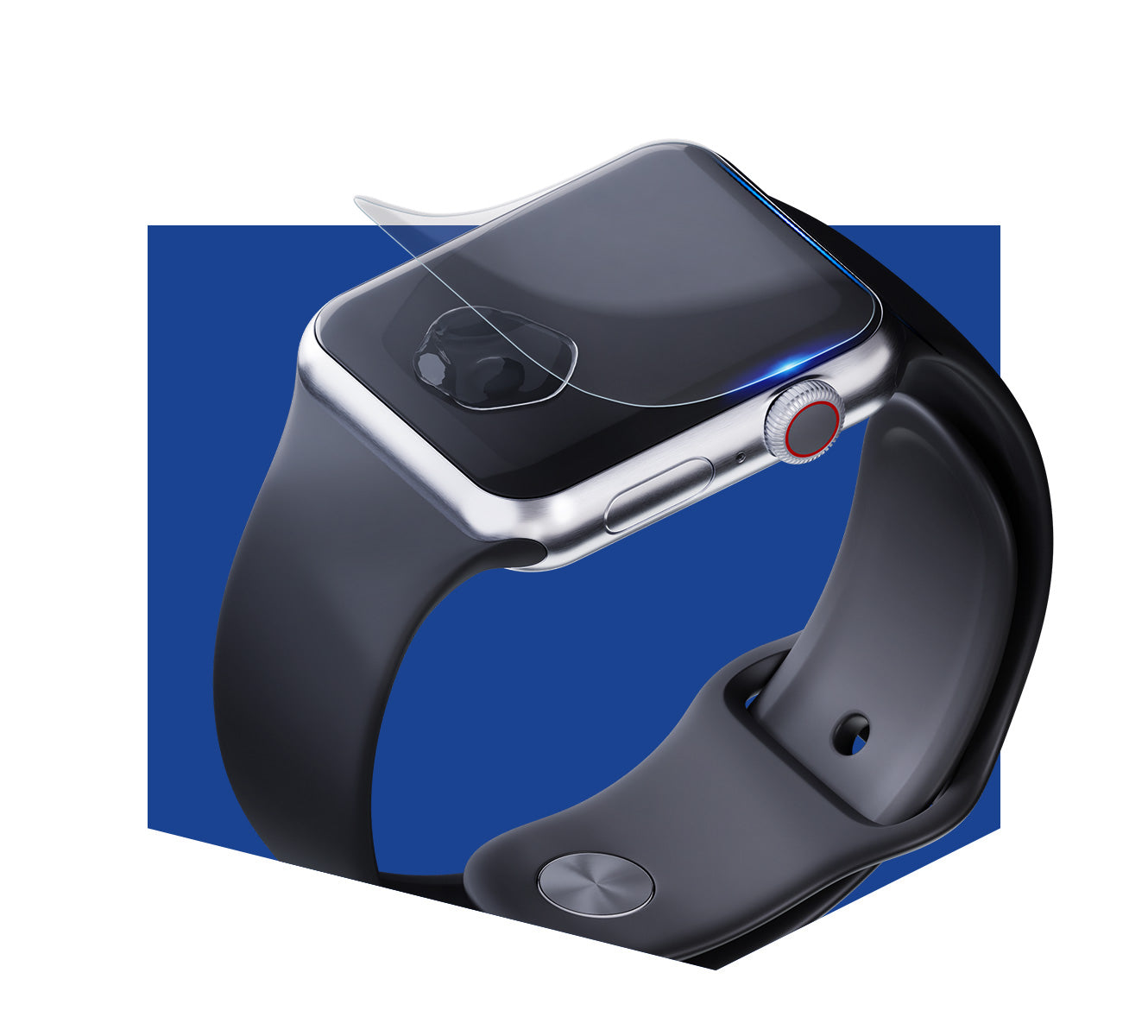 Película de Proteção / 3mk / para Smartwatch Coros Pace 2 / Watch Protection™ v. FlexibleGlass em vidro híbrido