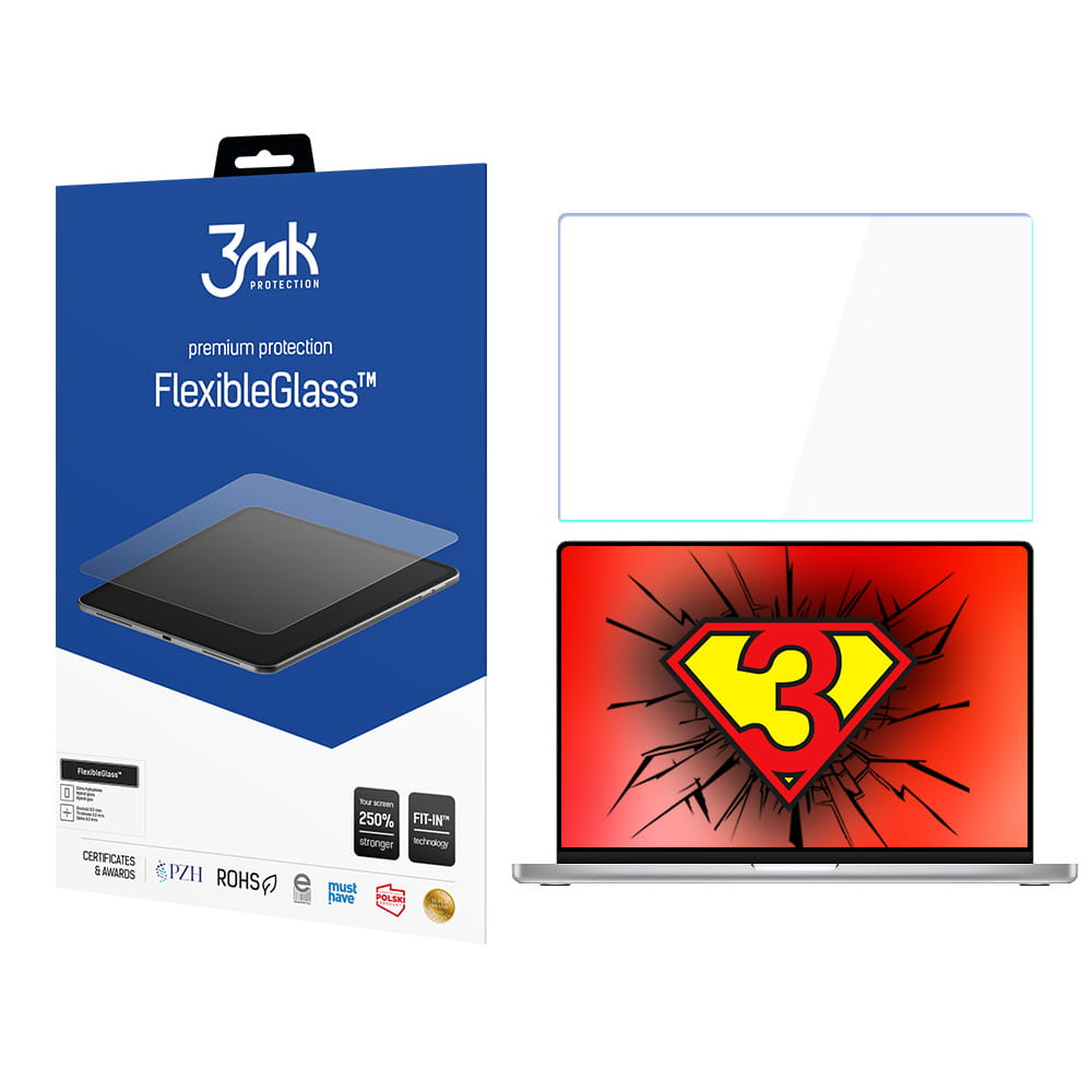 Película Protetora (3mk FlexibleGlass) para Portátil MacBook Pro 16" M1/M2