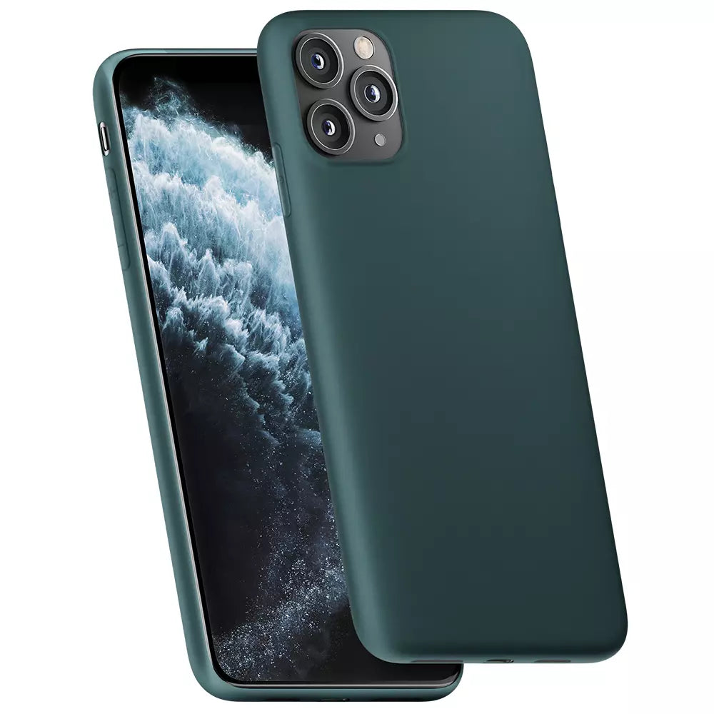 Capa para iPhone 14 Plus / 3mk Matt Case / Verde Escuro