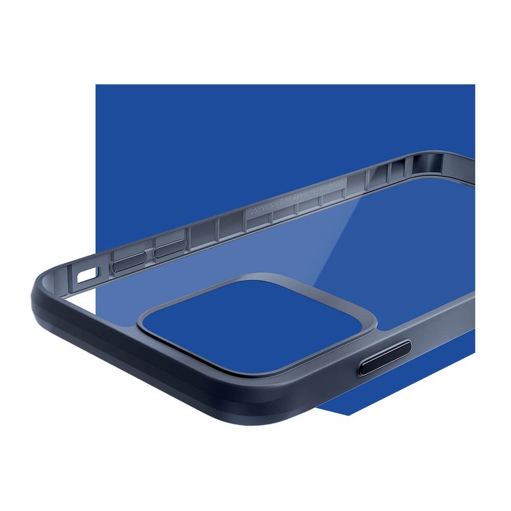 Capa de Proteção 3mk para iPhone 14 Pro / Satin Armor Case+ Series / Preta